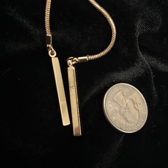 Max Zoe Long Chain Lariat Necklace - Picture 9 of 10